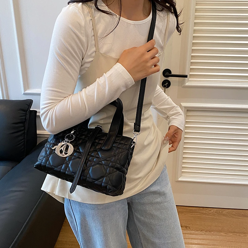 

Модная женская винтажная классическая дизайнерская сумка, роскошная кожаная сумка через плечо, элитная сумка через плечо