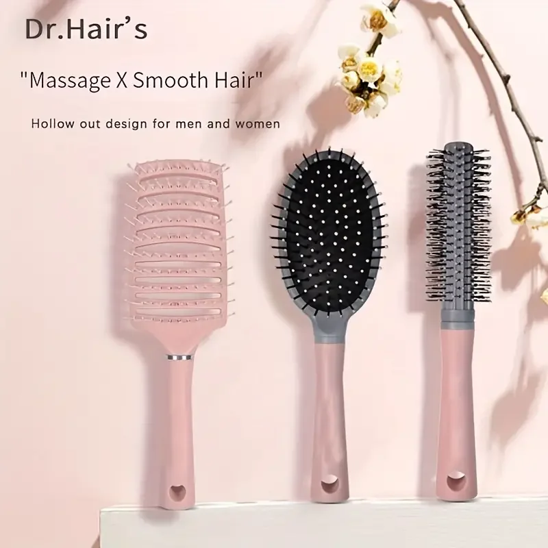fairy hair comb for women comb massage Elastic comb Macaron color airbag comb curling comb image 3