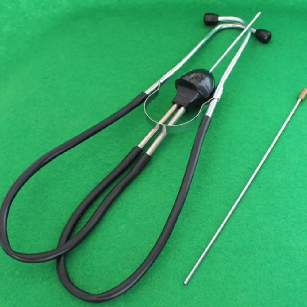 ميكانيكا السيارات اسطوانة السماعة الفولاذ المقاوم للصدأ ميكانيكا السيارات اسطوانة السماعة أداة محرك السيارة التشخيص أداة السمع #4