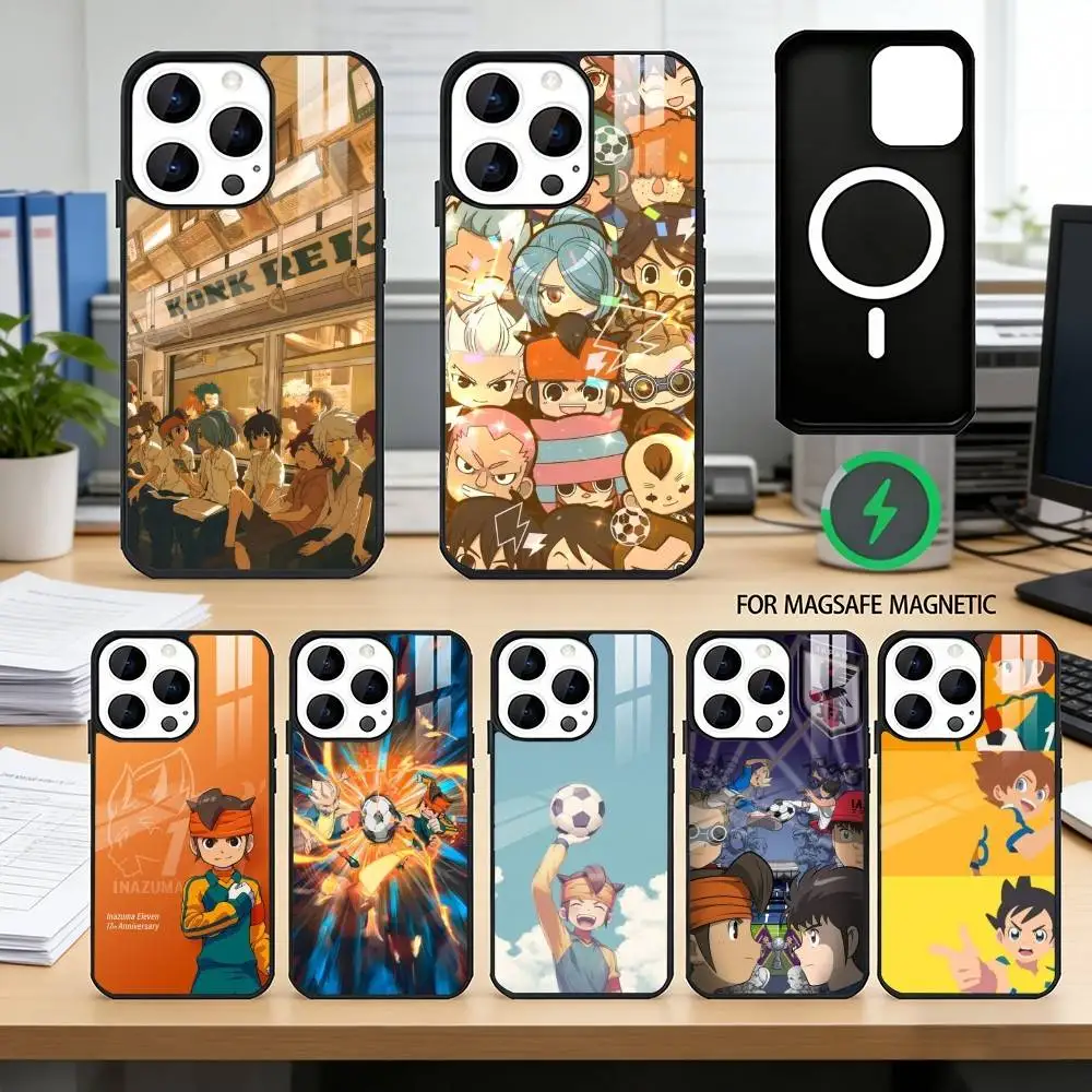 

Inazumas Anime E-Eleven Phone Case For iPhone17,16,15,14,13,12,11 Plus,Pro Magnetic with Magsafe Wireless Charging