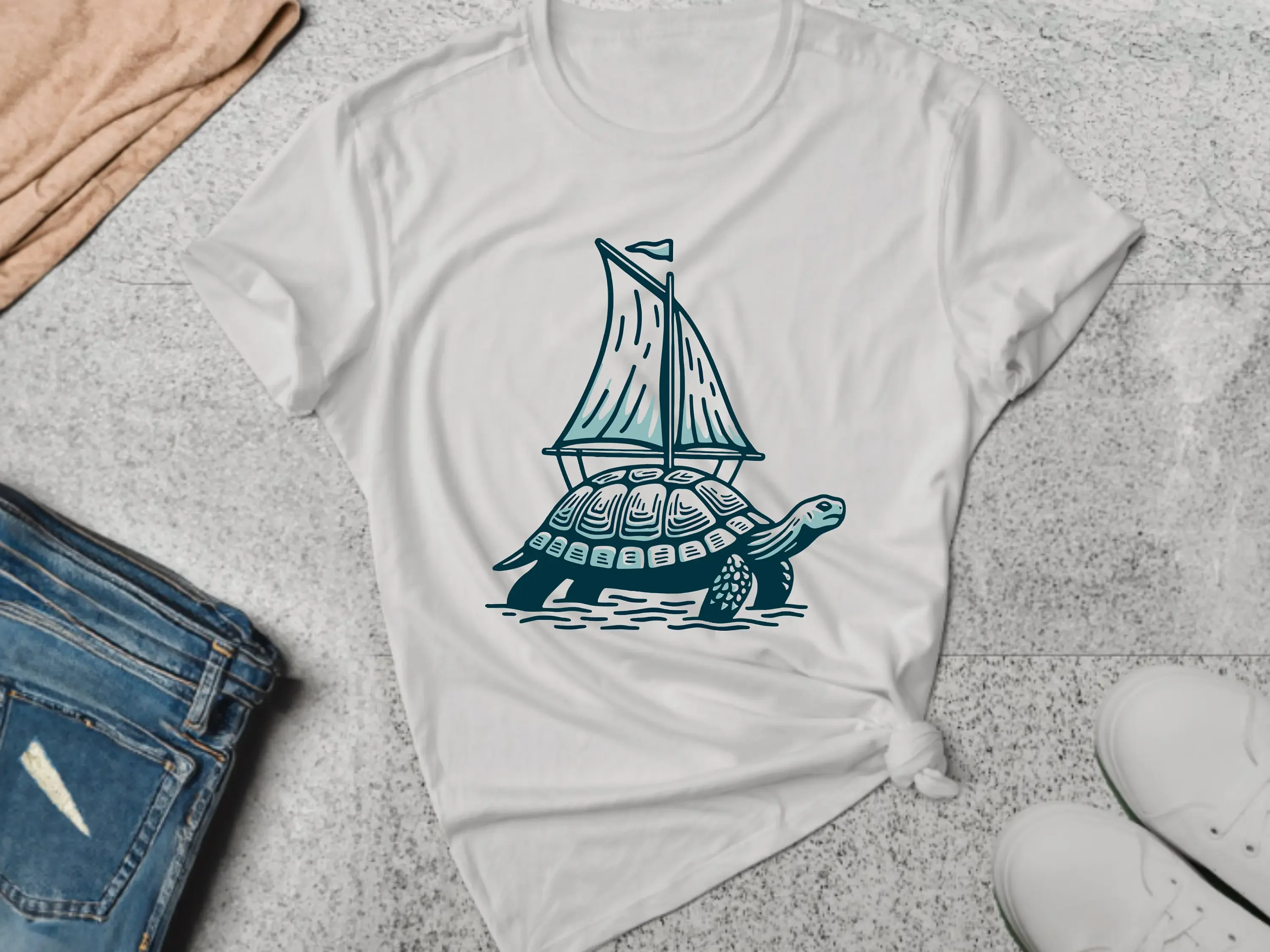 

Футболка с черепахой, черепахой, морской матрос, подарок для любителей морского океана