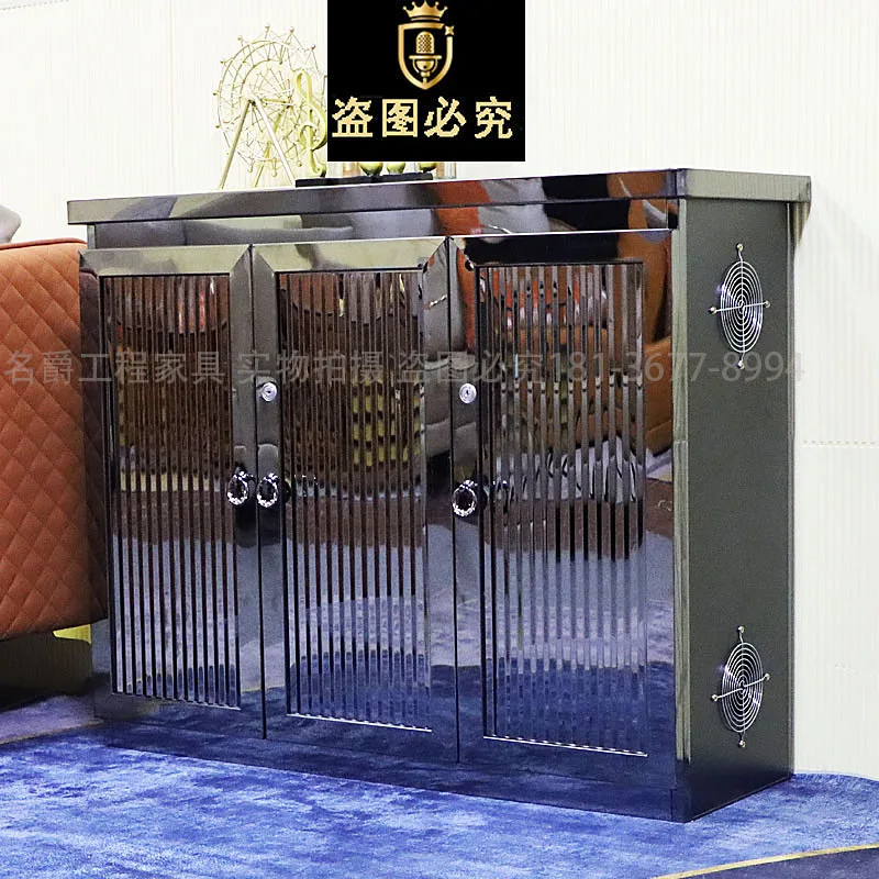 

Шкаф для заказа песен КТВ Шкаф для усилителя мощности КТВ Черный титановый шкаф для заказа песен из нержавеющей стали Коробка для испытания песен