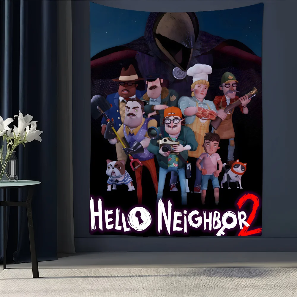 مرحبا الجار 2 خلفيات التصوير الفوتوغرافي السنة الجديدة ديكور المنزل كابينة تصوير خلفيات التصوير الدعائم #5