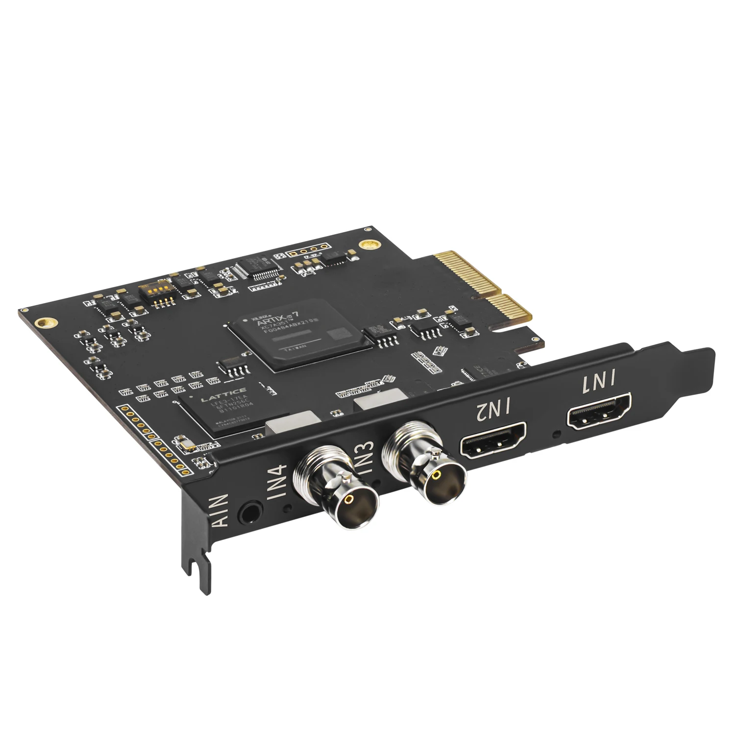 HD Video Capture Card Box Win11 Linux UC3540HS Zoom 1080p OBS Vmix Wirecast Streaming 4 Channel HDMI SDI Broadcast PCI Express