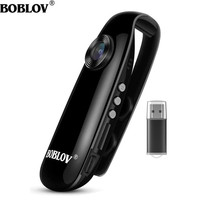 BOBLOV 007 Small Body CamerasPortable Pocket Tiny Body Cams with Back Clip 128GB 1080P Body Mounted Camera Mini Camera for Bike