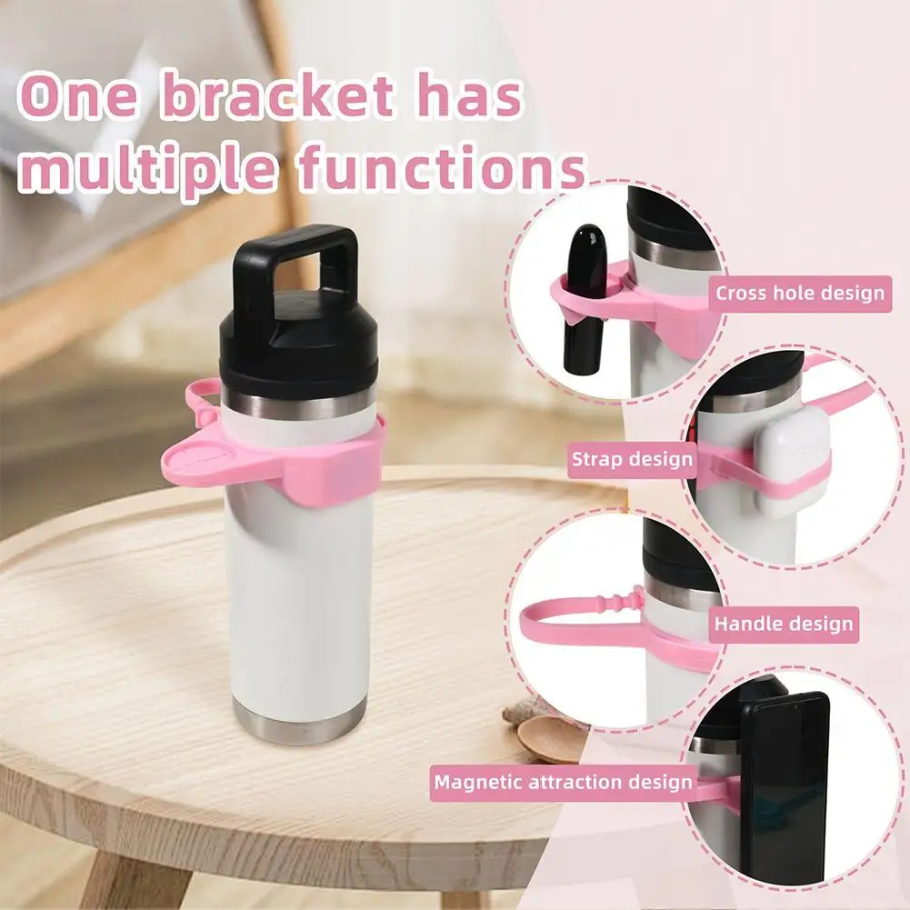 

Портативный магнитный держатель для чашки воды для аксессуаров для чашки Стэнли, магнитный ремешок для телефона