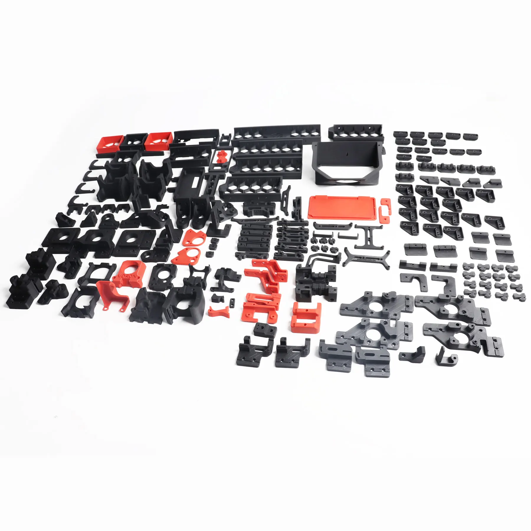 Blurolls Voron Trident 3D Printer Printed Parts Full Kit Esun ABS+ Filament Red Black Voron1.9 Printed Kit Infill 40% - view 2