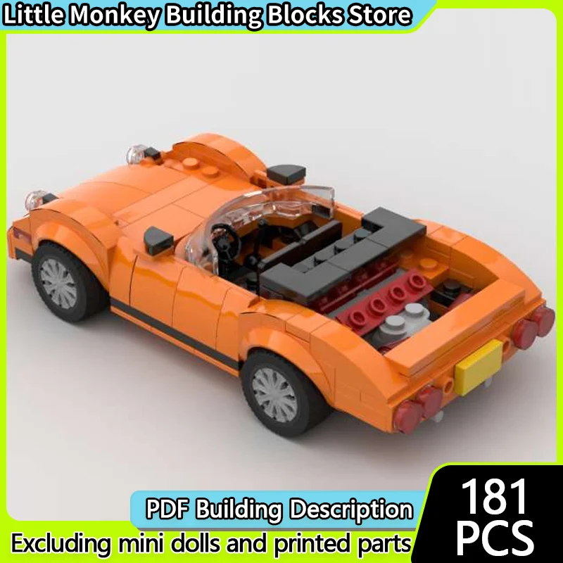 

Speed Racing Car Model MOC Building Bricks Classic Racing Car Modular Technology Children Holiday Gifts Assemble Toys Suit