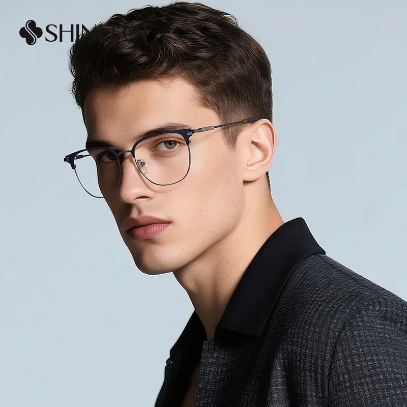 

91358 Men Oval Eyeglasses Frame Eye Protection Glasses Adolescent Youth Style Best-Selling Eyewear Student Graduation Gift