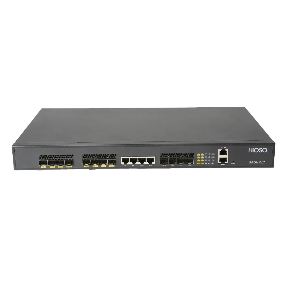 

Стойка 8-портовое оборудование pon OLT ONU 8 оптических портов GPON RJ45 2 Gigabit SFP 16K mac 1 MGMT CLI 4096 VLANs обнаружение контура