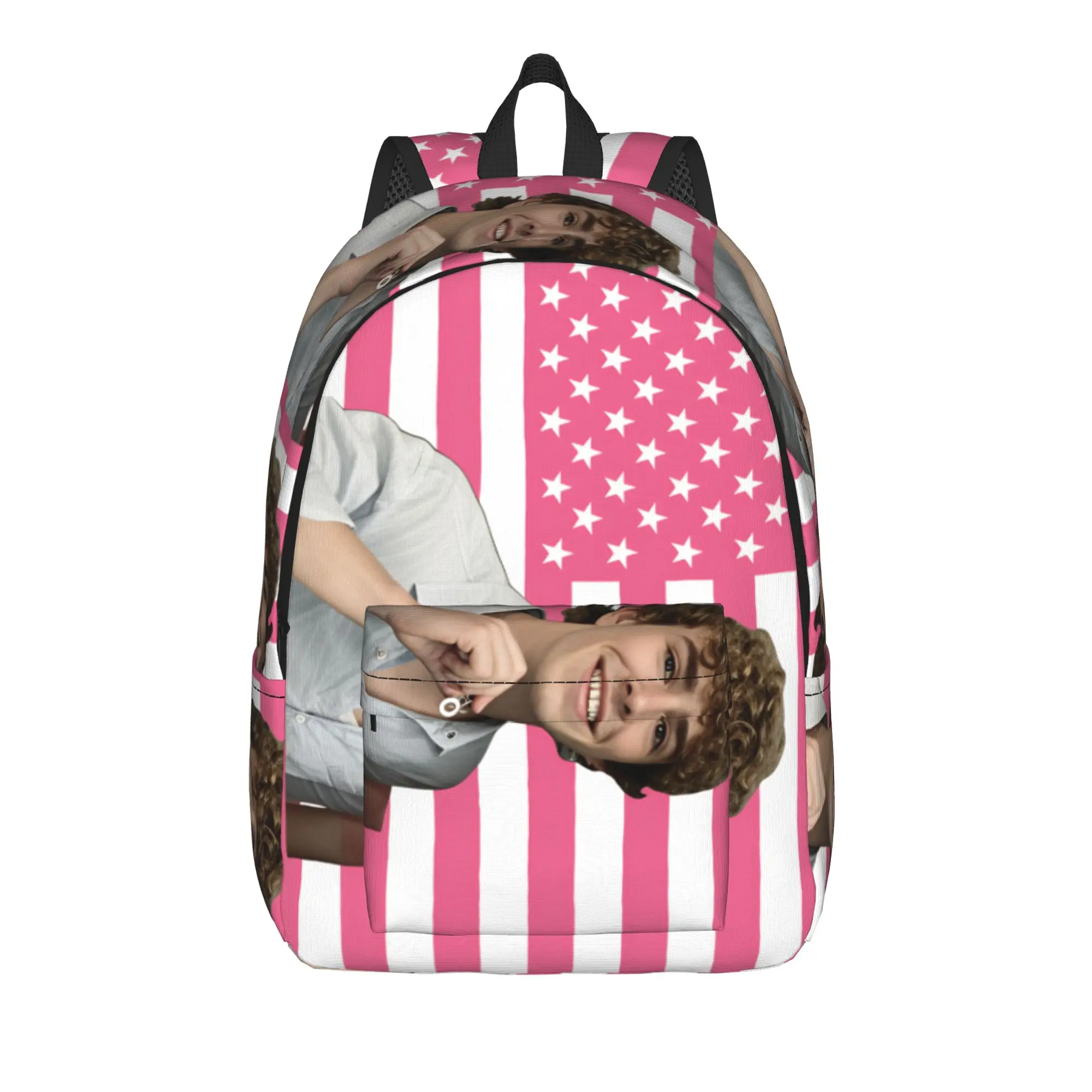 Walker Scobell (Smile) Mask USA Actor Backpack  Travel Backpacks Student Kawaii School Bags High Quality Breathable Rucksack