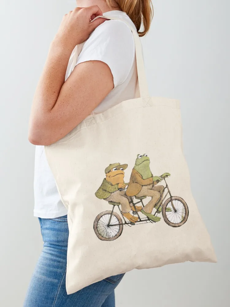 

frog and toad Tote Bag tote woman canvas eco folding