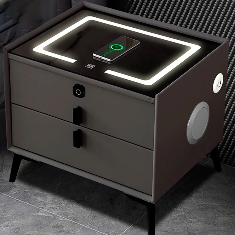 

Gamer Night Bedside Tables Drawers Smart Multifunctional Small Bedside Tables Complete Professional Slaapkamerkasten Bed Table