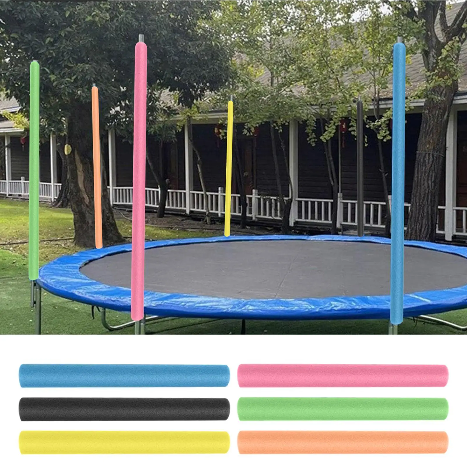 1Pc 40CM Trampoline Pole Foam Sleeves Waterproof Protective Cover Padding Foam Tubing Outdoor Children's Trampoline Supplies