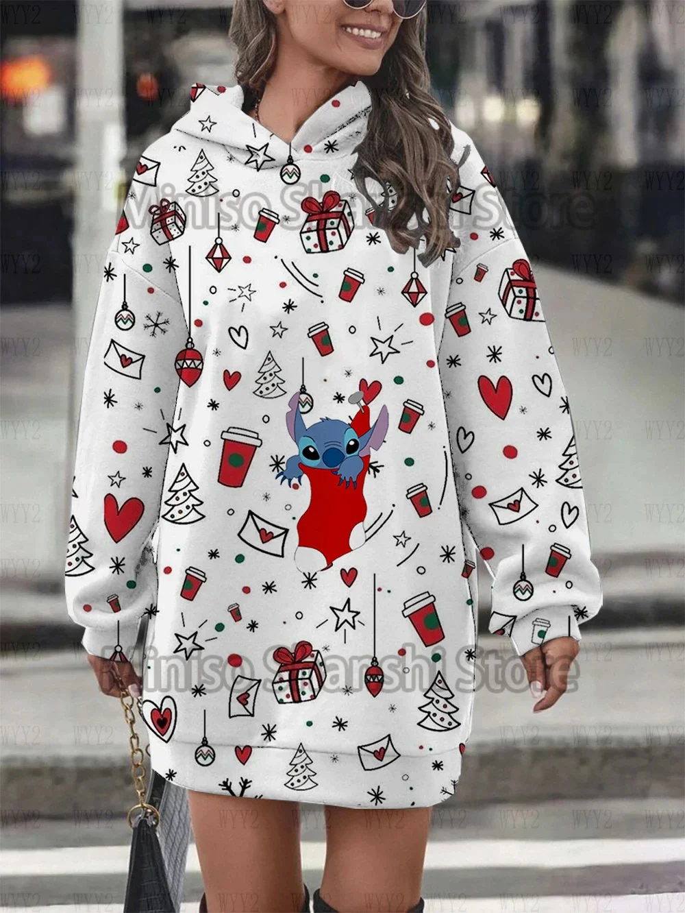 New Women's Disney hooded casual street minimalist style dress top hoodies 3d dikke hoodies vrouwen bluza moletom streetwear