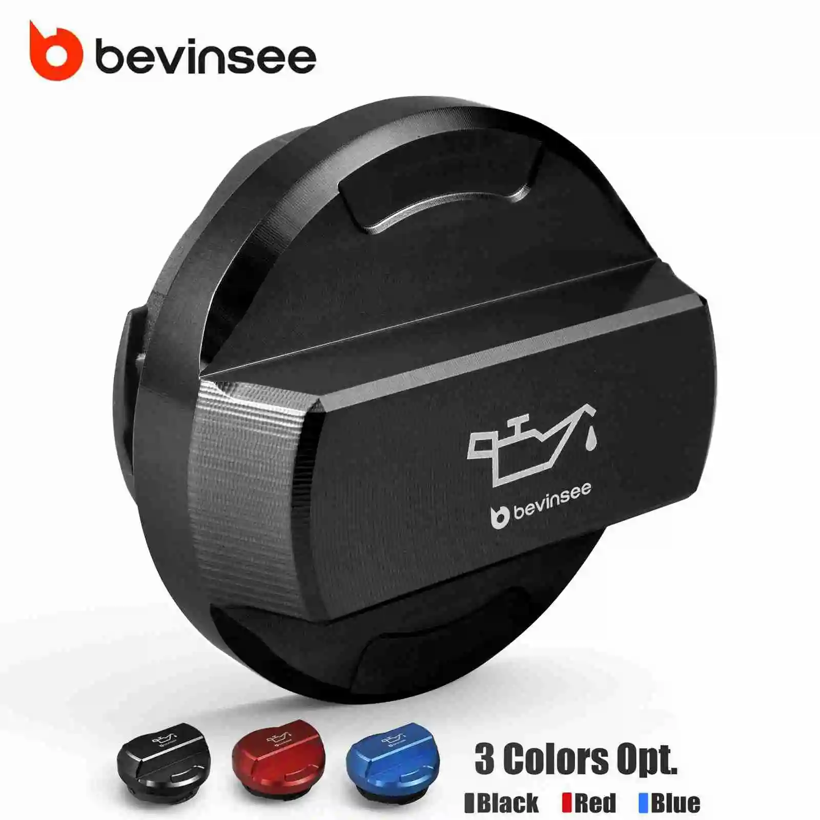 

BEVINSEE Aluminum Oil Fill Cap for Audi A1 S1 A3 S3 RS3 8V for Skoda Octavia III vRS for SEAT Leon 5F for Cupra Formentor for VW