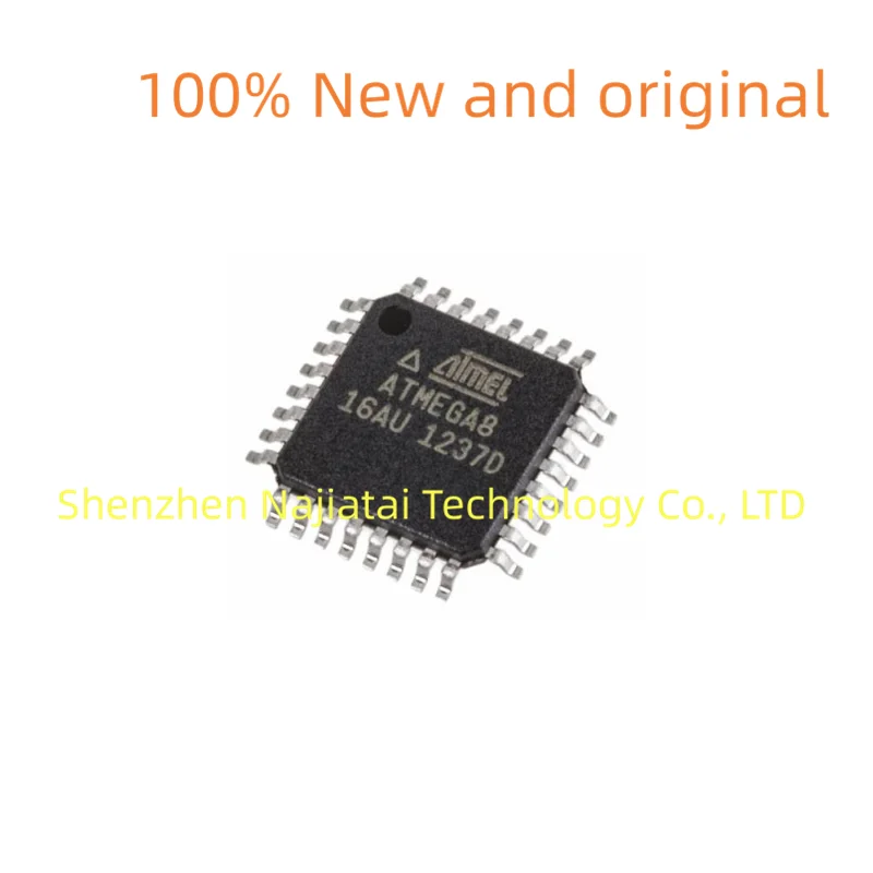 

10PCS/LOT 100% New Original ATMEGA8-16AU ATMEGA8 16AU ATMEGA816AU QFP32 IC