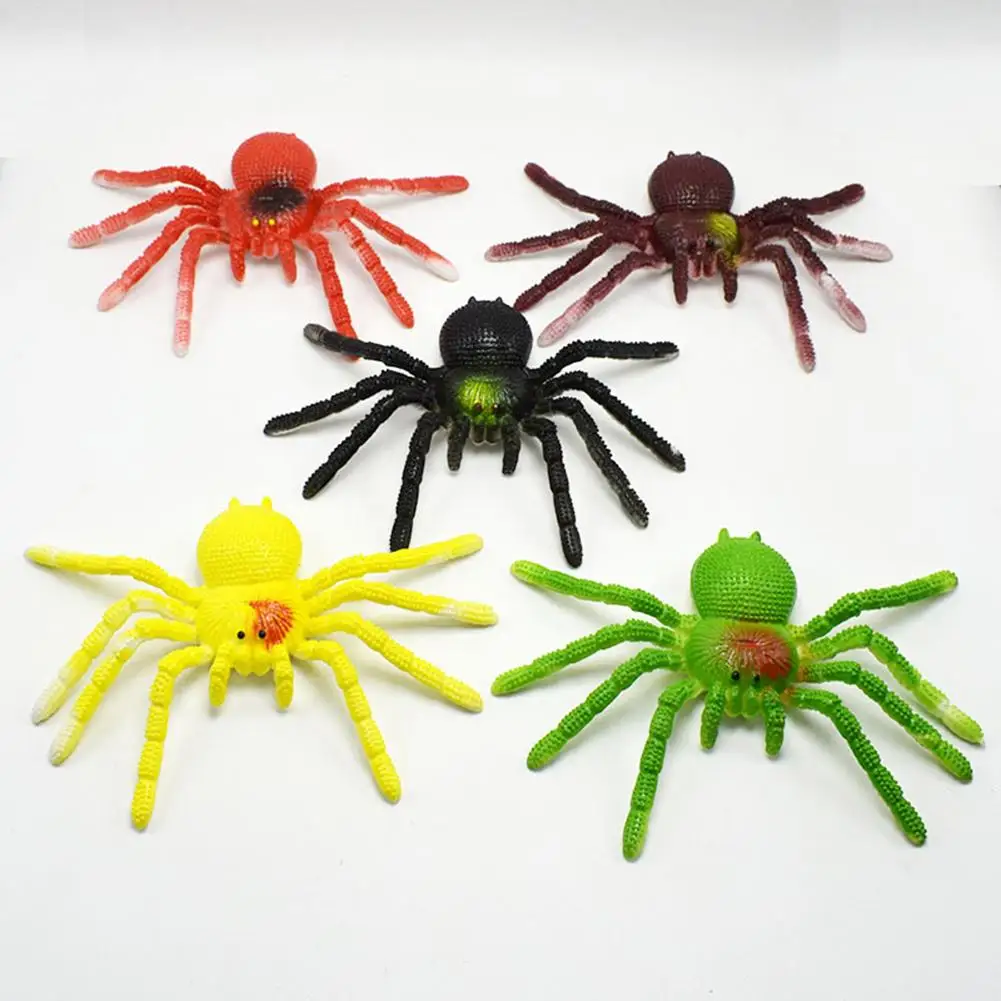 

Tricky Toy Realistic Soft PVC Spider Action Model Insect Toy Figure Show Props