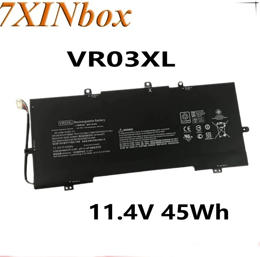 

7XINbox 11.4V 45Wh VR03XL Laptop Battery For HP 13-D023TU 13-D024TU 13-D025TU 13-D046TU 816497-1C1 HSTNN-IB7E TPN-C120