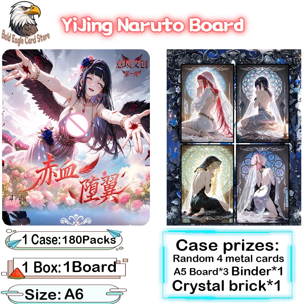 Wholesale 2026 YiJing Culture Naruto A6 Waifu Board Color Paper Anime Art Print Board Holiday Gift Set