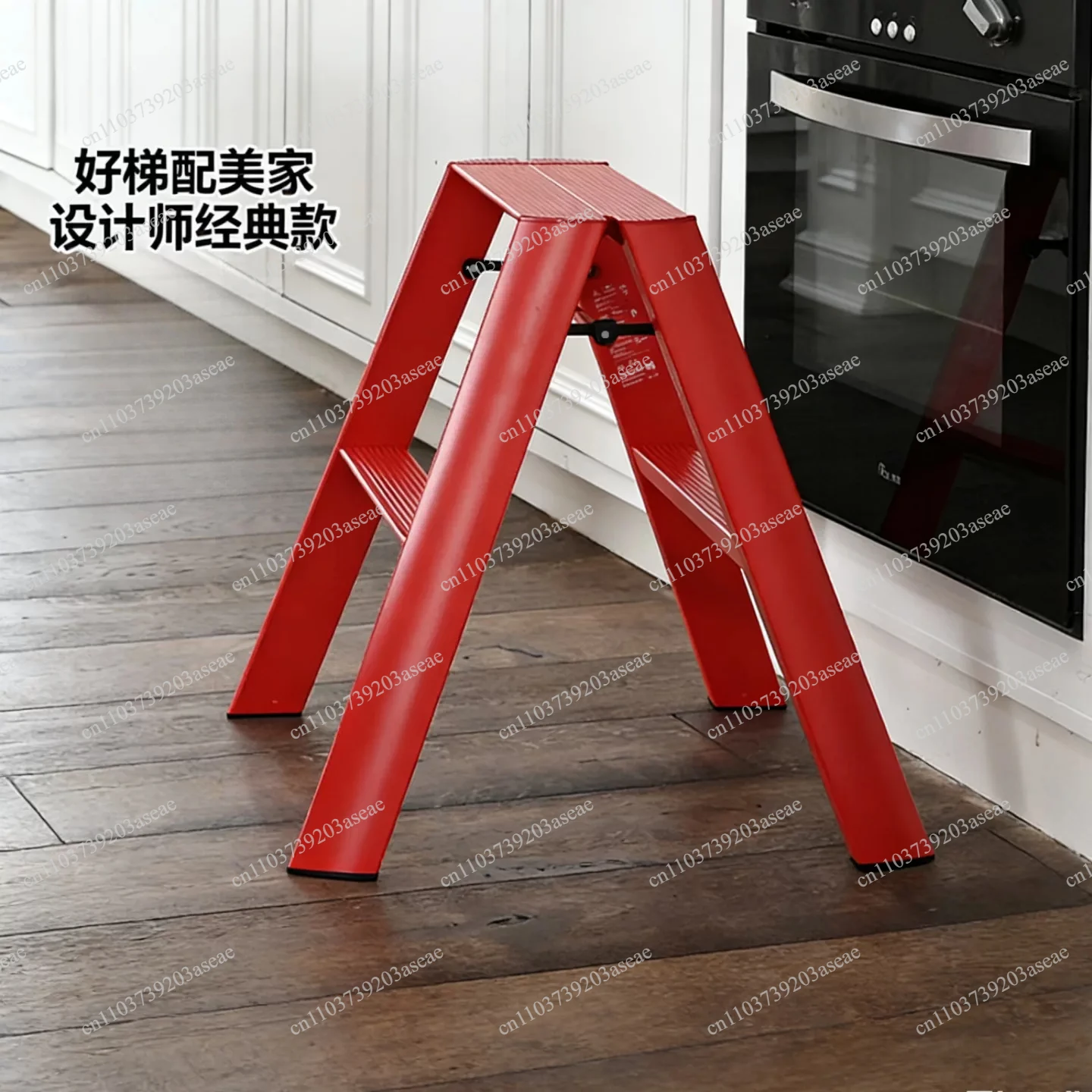 multifunctional-thickened-household-children's-ladder-folding-aluminum-alloy-ladder-stool-shoe-changing-stool