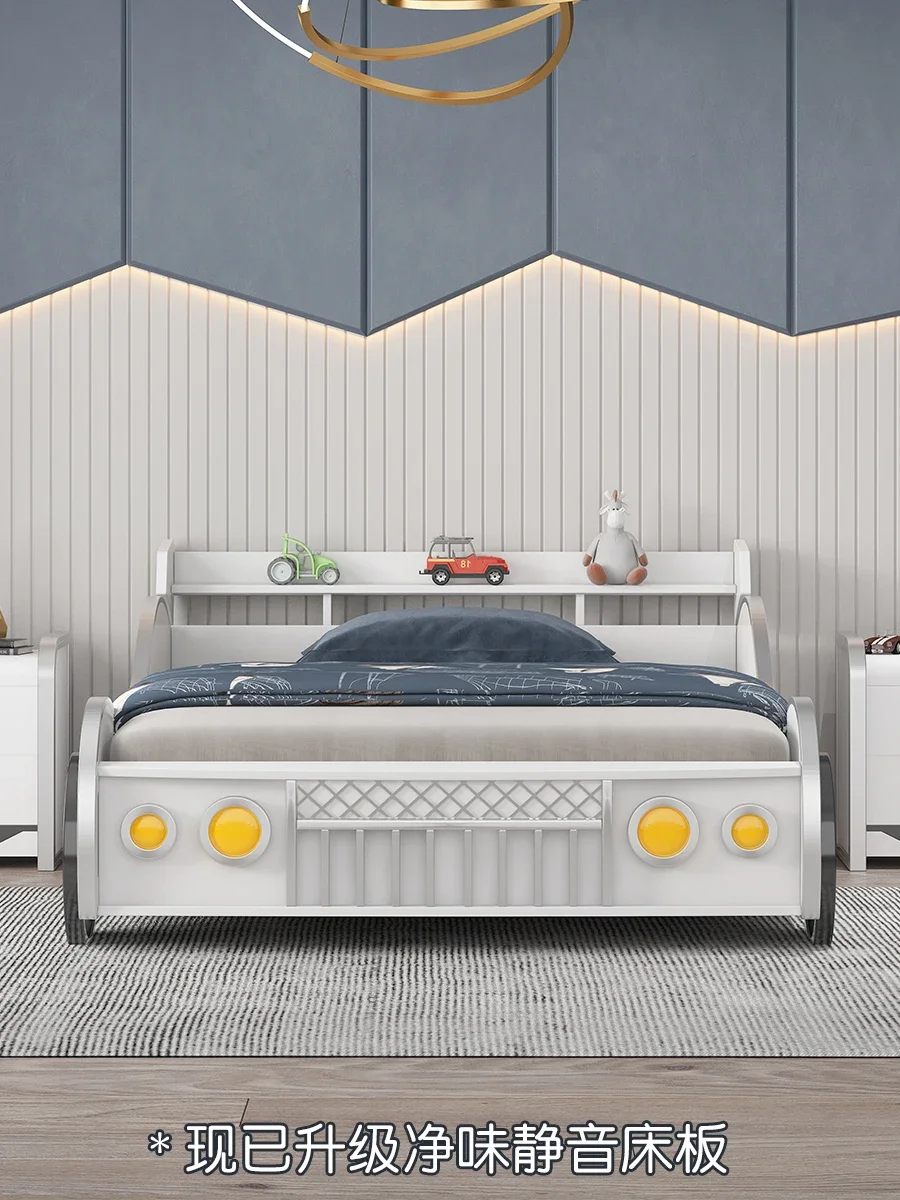 Solid wood children's room furniture sports car car children's bed environmental protection car story series boys and