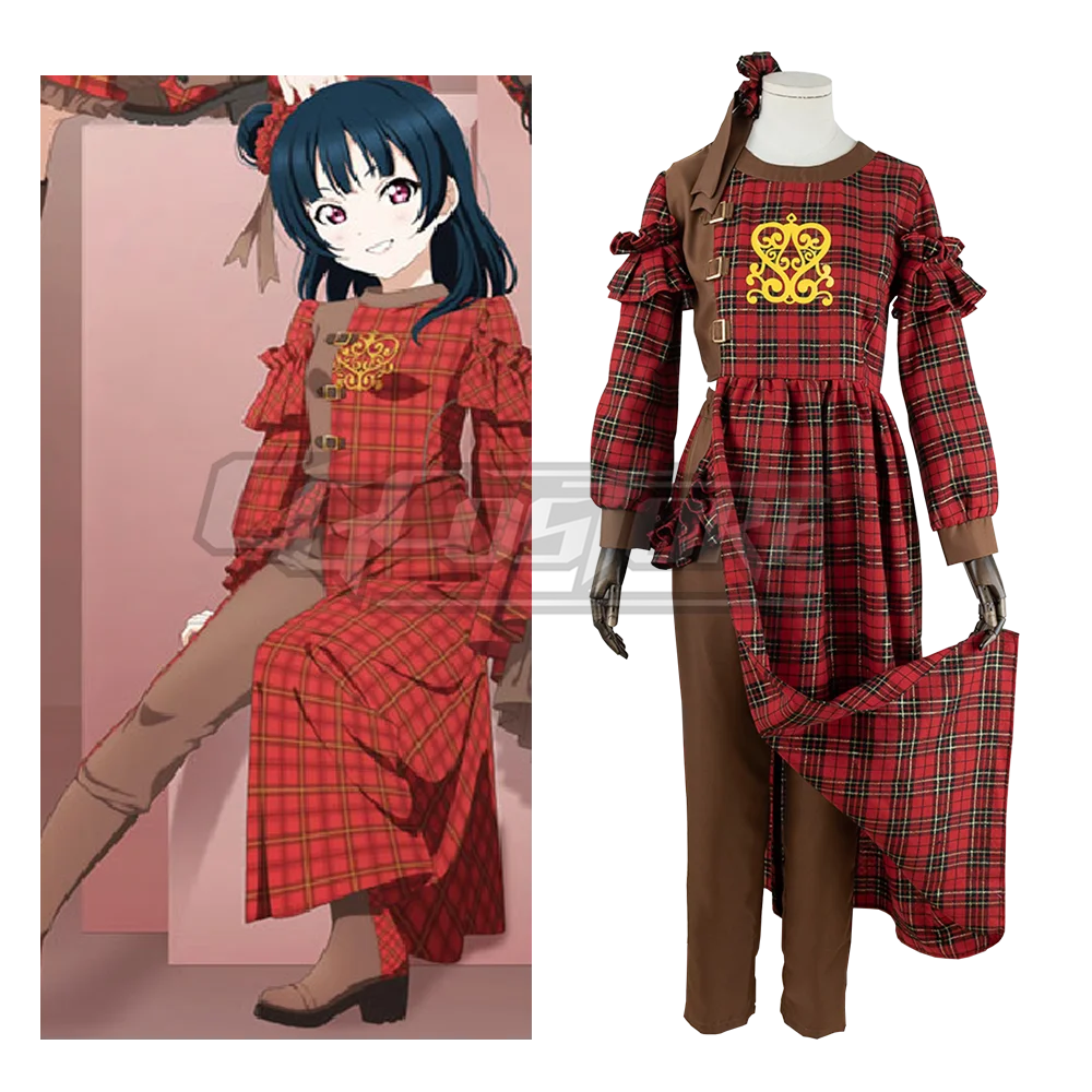 

Love Live! Yoshiko Tsushima Cosplay Costume Anime Dresses Christmas Halloween Freeshipping CG1526WMY