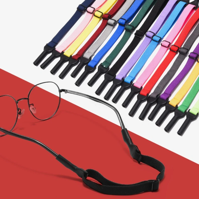 10/20pcs Glasses Anti Slip Rope Eye Fixing Elastic Strap High Elasticity Sports Anti Drop Device Detachable Telescopic Accessory
