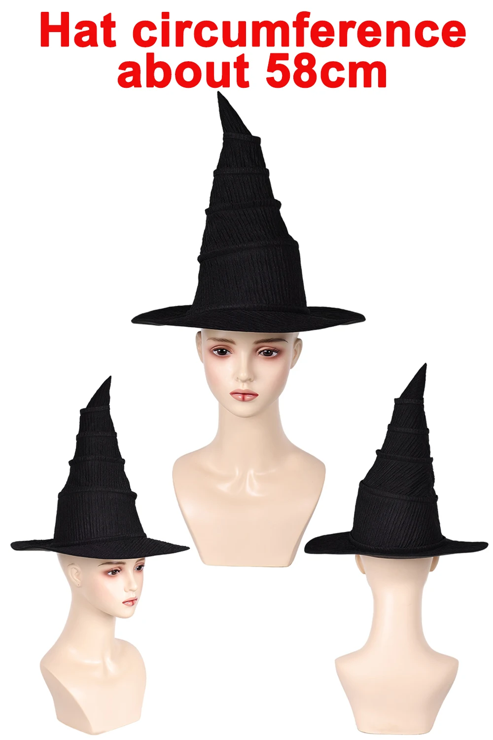 Elphaba Cosplay sombrero de bruja 2024 película Wiked disfraz fantasía accesorios de ropa gorra Halloween carnaval fantasía accesorios regalos