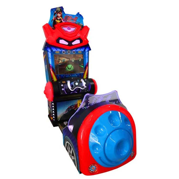 Coin Operated Electronic Car Race Game Machine Kids Arcade Driving Game Machine Excluding Freight