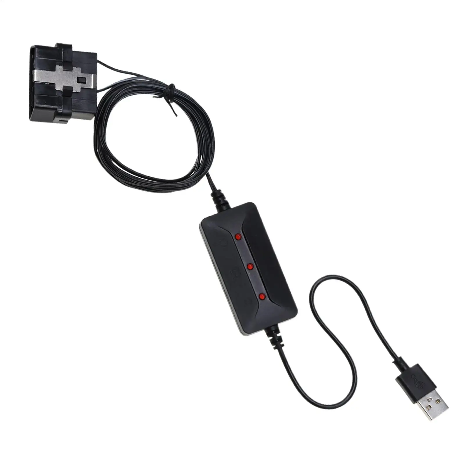 

For Most Fit OBD2 Memory Saver Cable Vehicle Memory Keeper USB Power Bank Adapter Cable Protector For Commuters Roadside Auto