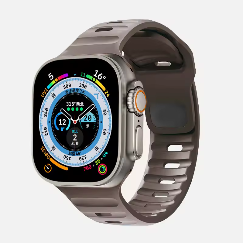 Strap For Apple Watch Band 49mm 44mm 45mm 41mm 40mm 42mm 38mm Soft Silicone sport Bracelet iwatch Serise 8 7 SE 6 5 9 Ultra 49mm - Image 26