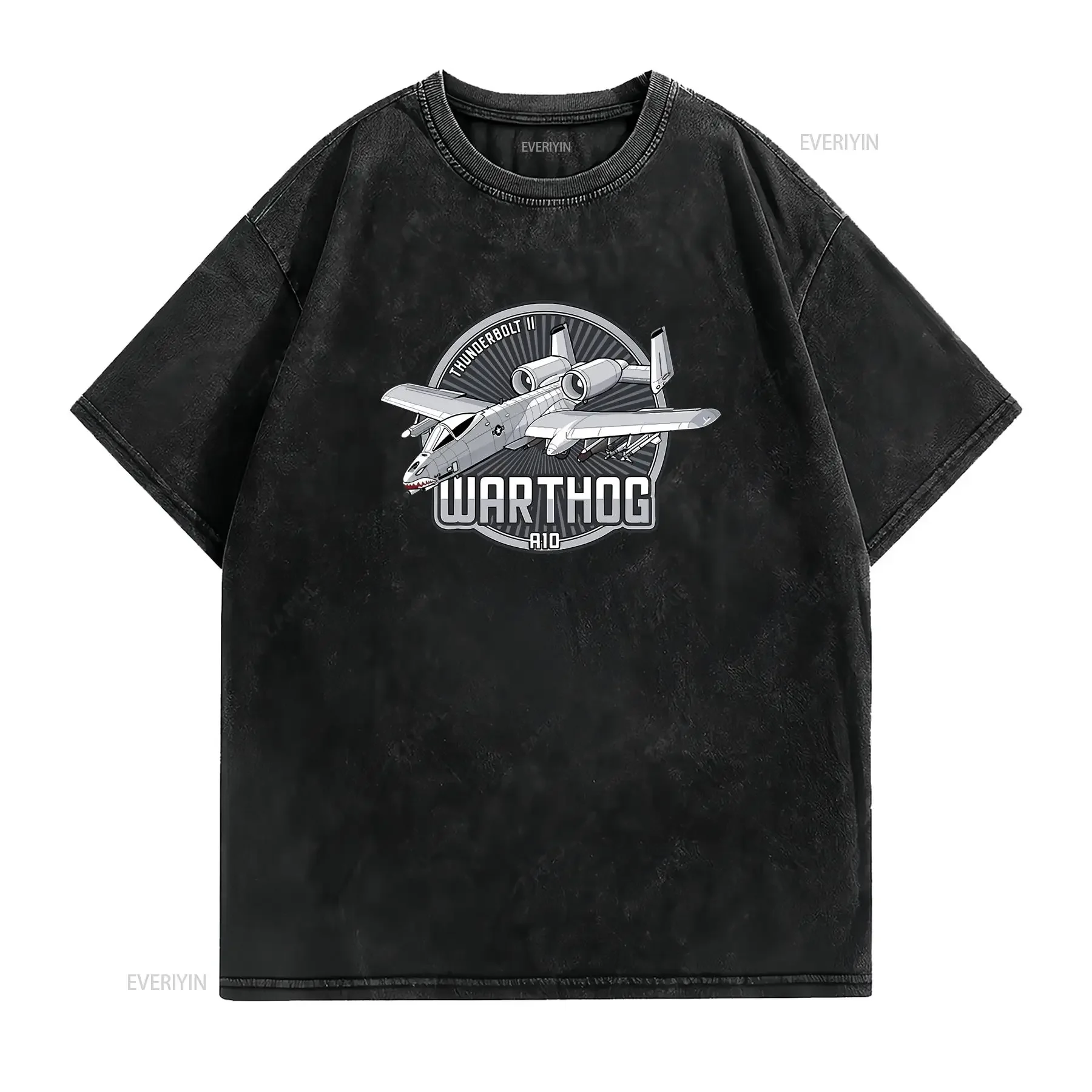 A 10 Thunderbolt Ii Warthog Classic T Shirt Size M to 3XL Made USA vintage Washed Casual designer clothes Soft graphic Stylish