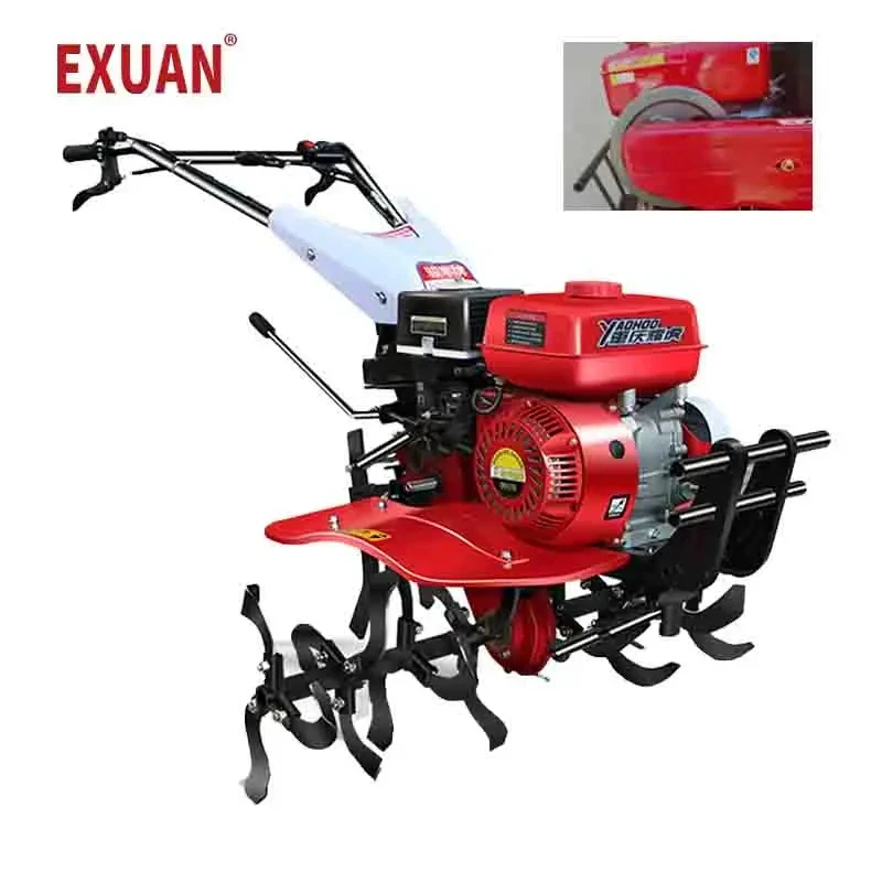 

Micro tillage machine Small scarifier Rotary tillage ridging weeding ploughing machine Diesel gasoline multi-function rotary cul