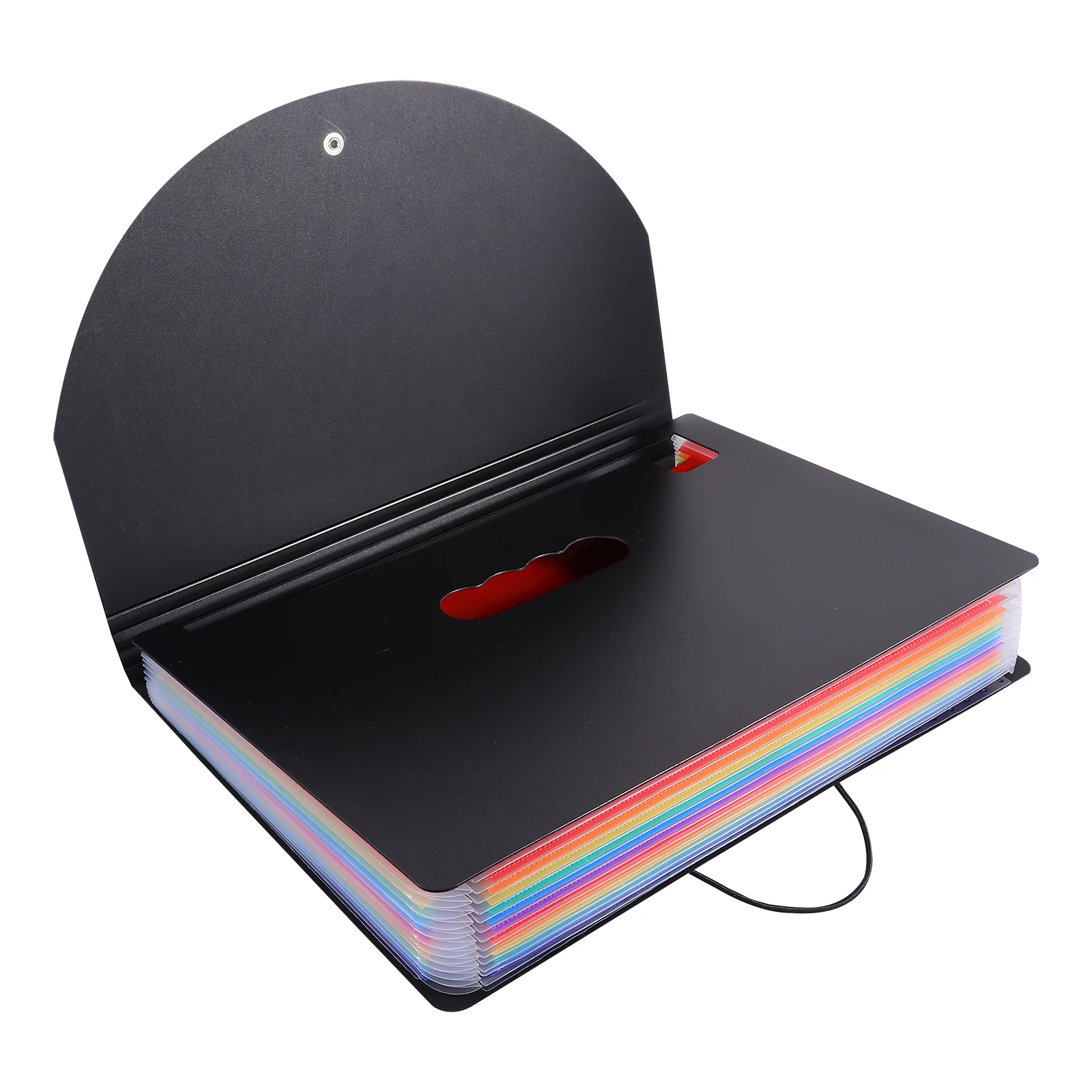 

Rainbow Folder Paperwork Carrying Bag Multilayer File Document Organizer Plastic Holder Scalable Storage