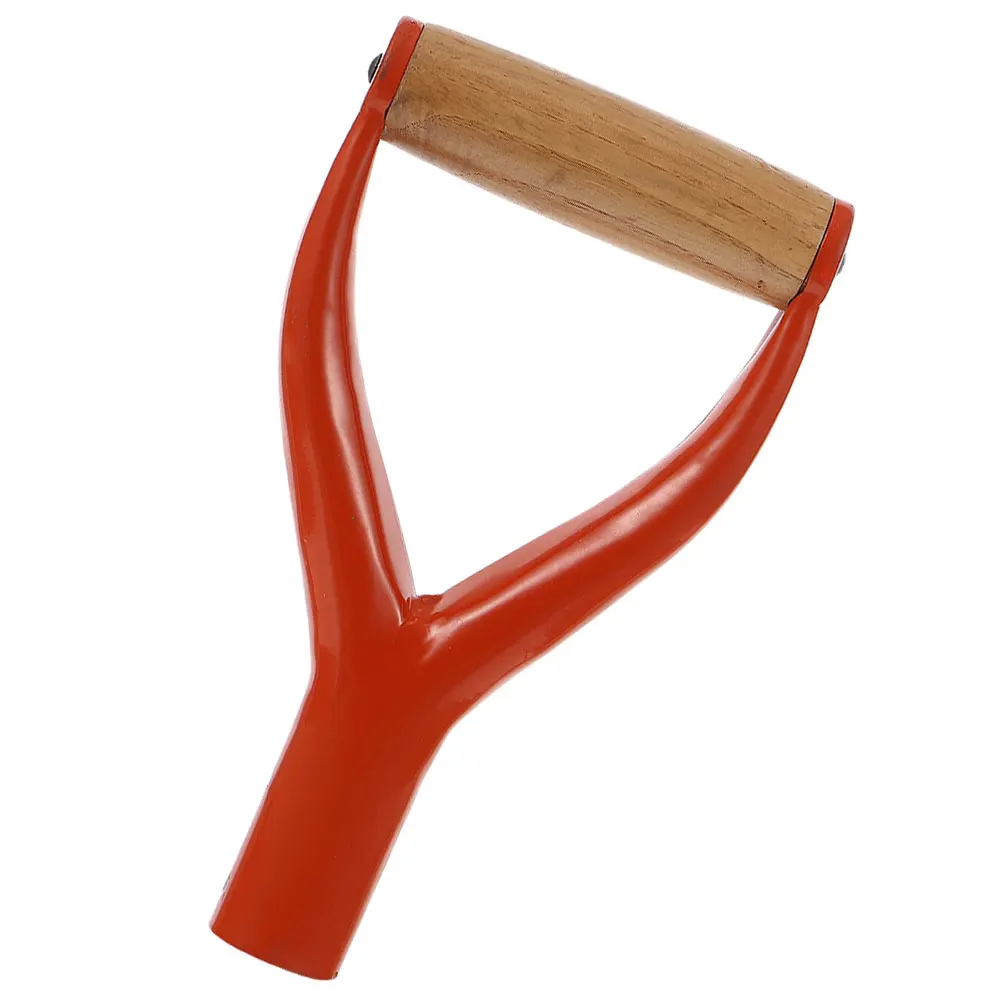 

Y Shaped Iron H 3.1cm Diameter Red Replacement Shovel Spade H Plastic Durable Grip Efficient Digging Fork Gardening