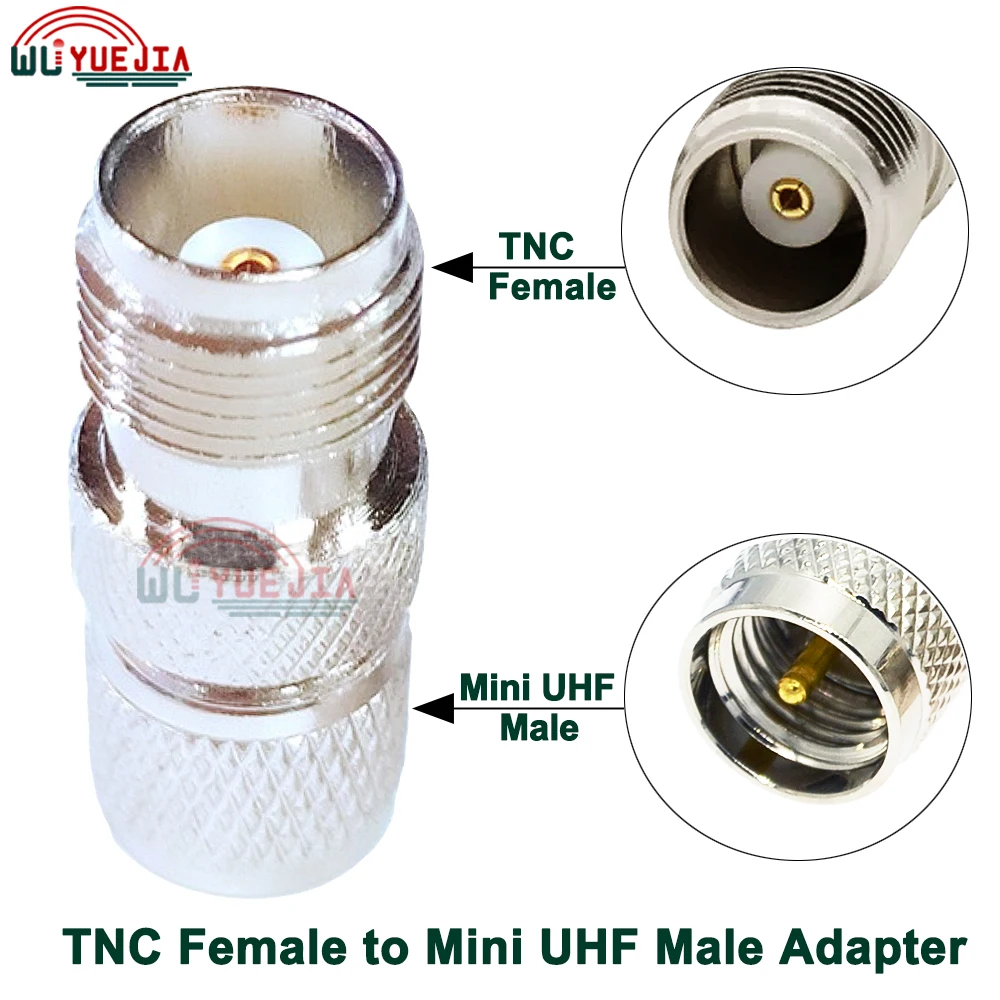 1 Stuks Pl259 Tnc Mannelijke Plug Naar 8.3 Miniuhf Mannelijke Adapter Tnc Mannelijke Plug Naar Mini Uhf Vrouwelijke Jack Rf Coax Connector 50 Ohm Hoge Kwaliteit