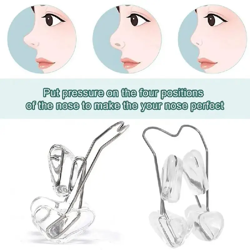 1PC Silicone Nose Clip Corrector Transparent Nose Shaper Magic Nose Shaper Clip Up Lifting Shaping Bridge Straightening Up Tool