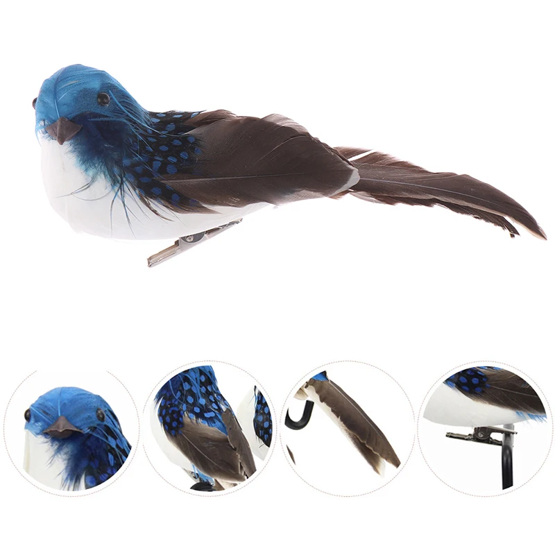 1pc Fake Craft Birds Artificial Foam Feathers Mini Bird Simulation Birds Models WeddingTable Birthday Party Decorations