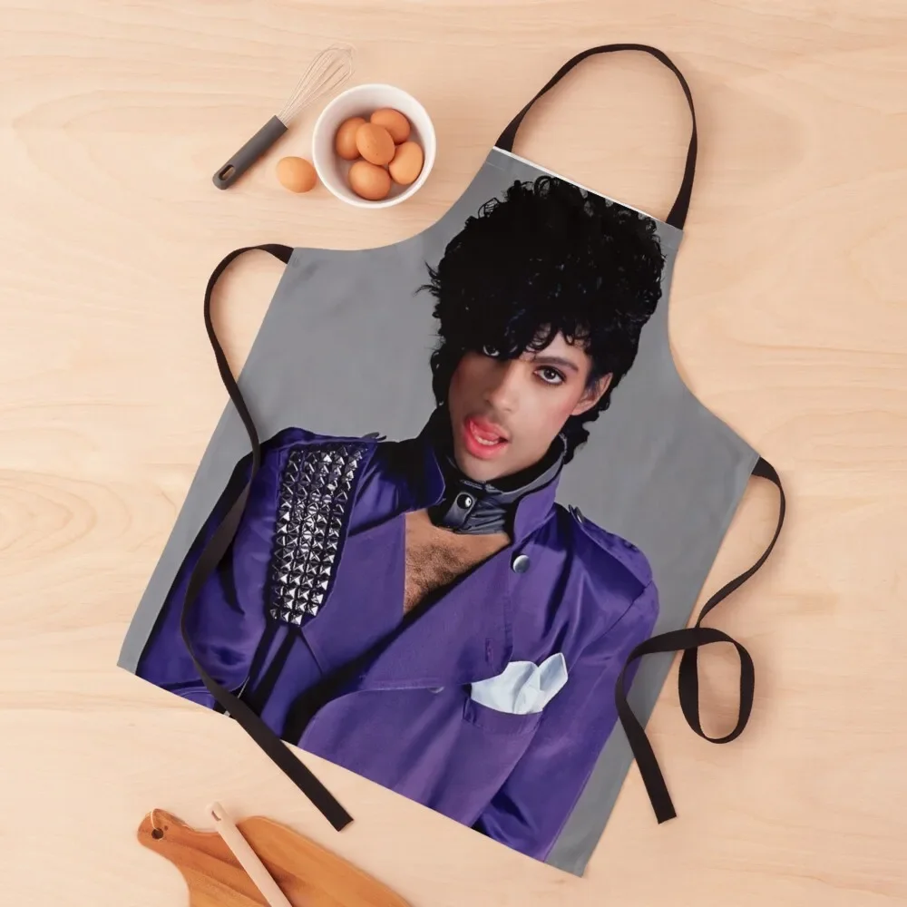 

The Kid in a pruple trench coat Apron kitchen and home Waterproof Kids For Cosmetologist Apron