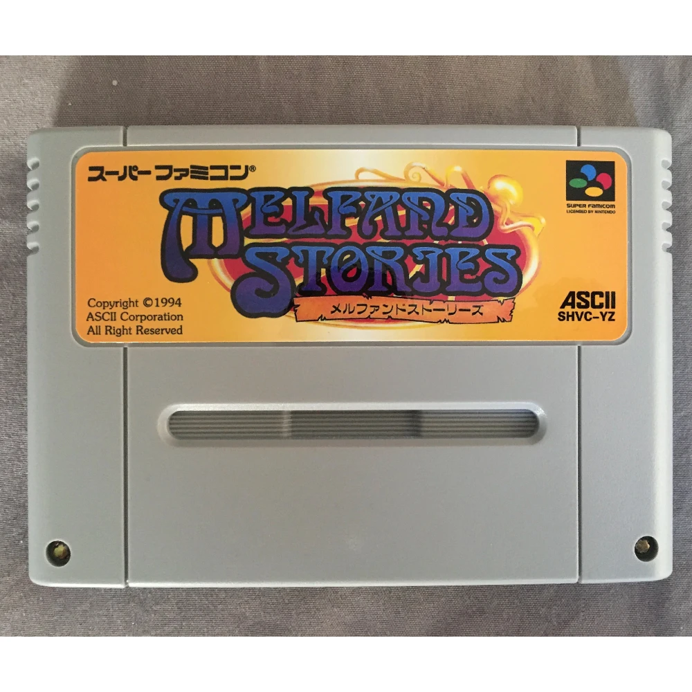 

16bit game cards : Melfand Stories ( Japanese NTSC Version!! )