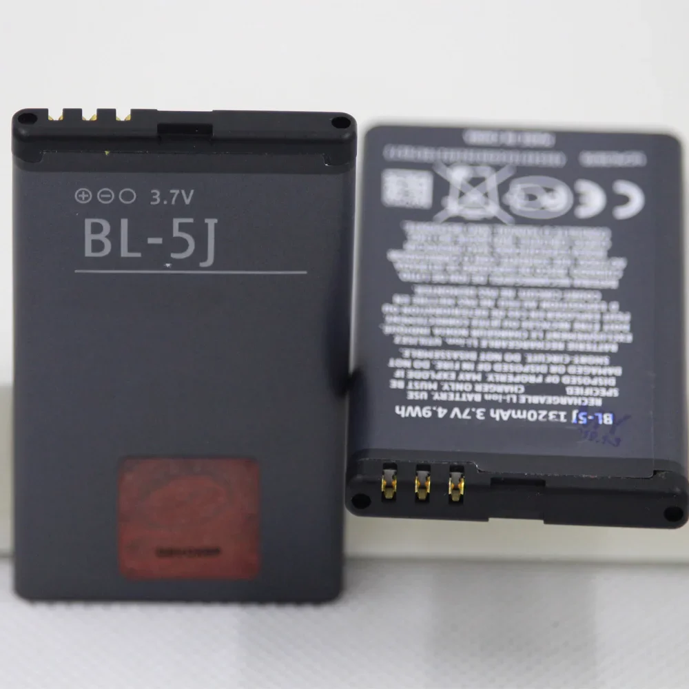 1320mah BL-5J Phone Replacement Battery For Nokia 5800 XpressMusic N900 5230 Nuron X6 C3 5233 5228 5235 batteria image 5