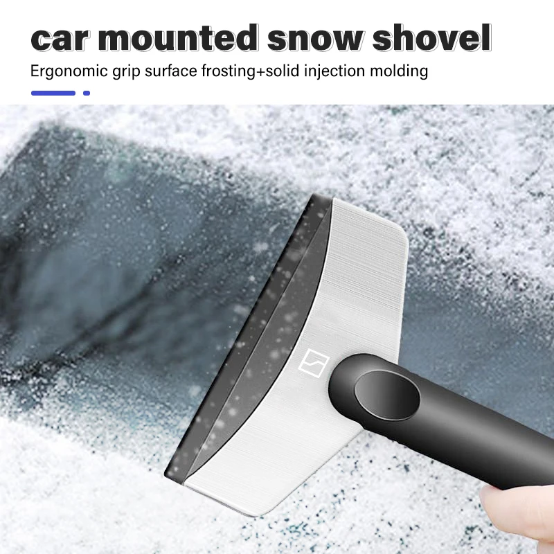 Car Ice Scraper Snow Removal Shovel Stainless Winter Accessories For Zeekr X 001 009 2022 2023 2024 EV 2021-2023 Krypton