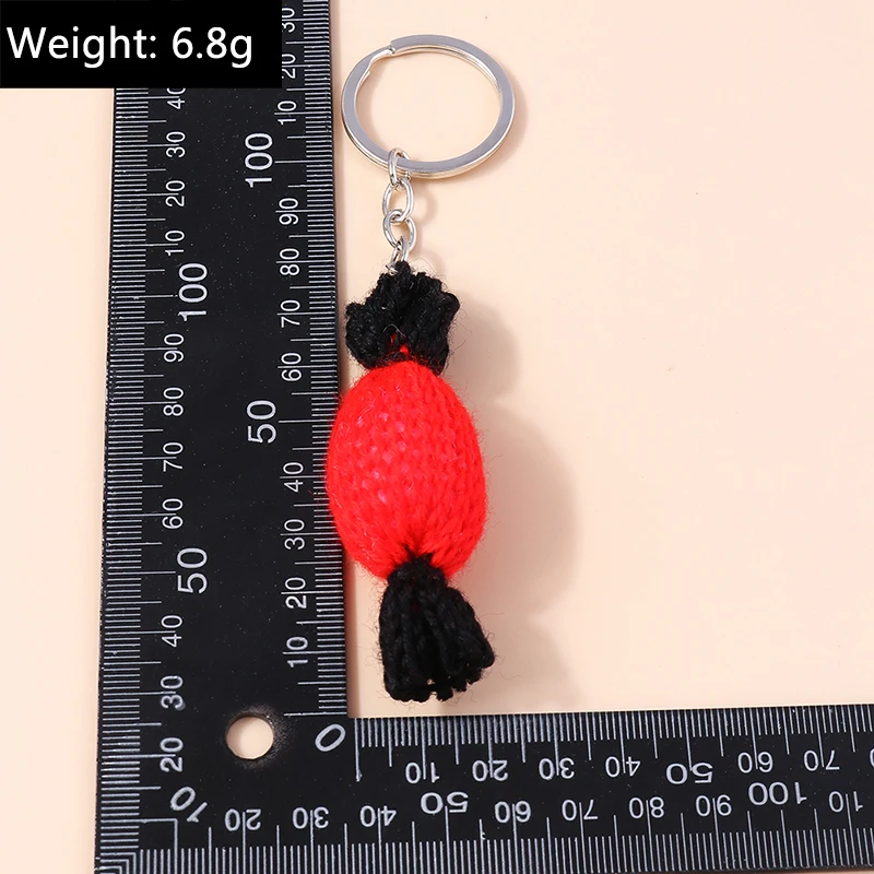 Aihua Heiße Neue Handgemachte Gestrickte Schlüsselbund Schlüsselring Für Frauen Mädchen Nette Gehäkelte Blume Anhänger Auto Schlüssel Ring Handtasche Charme Geschenke – Detail 19