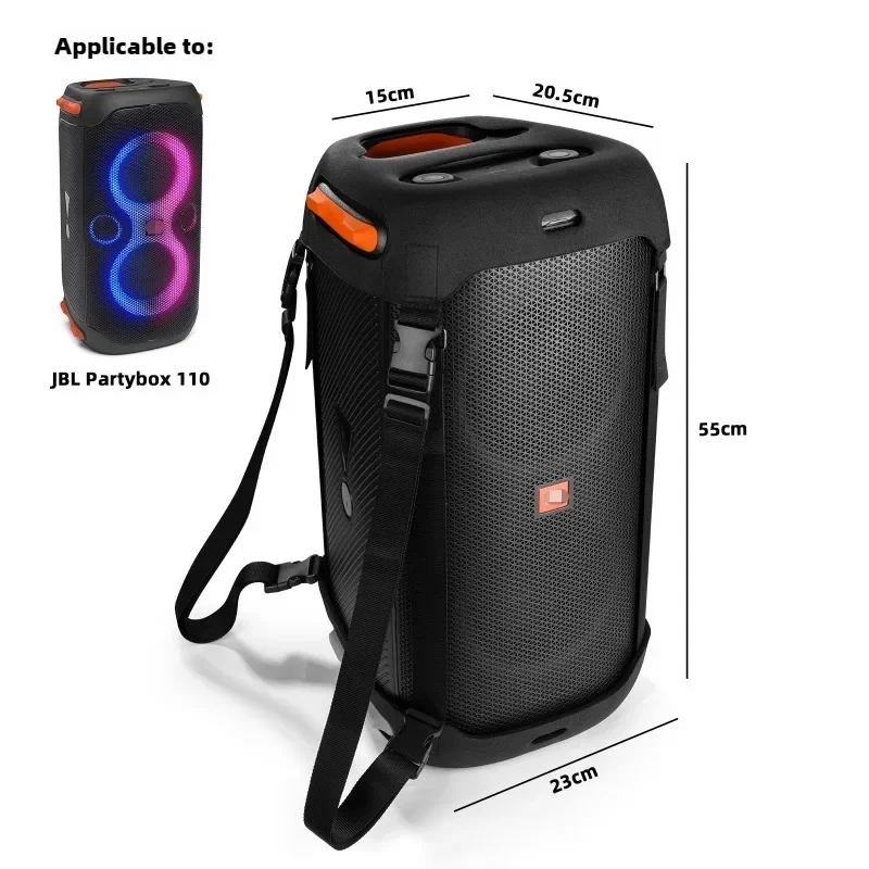 

Travel Carrying Case For Partybox 110 Speaker EVA Protective Replacement Cover With Dual Shoulder Strap