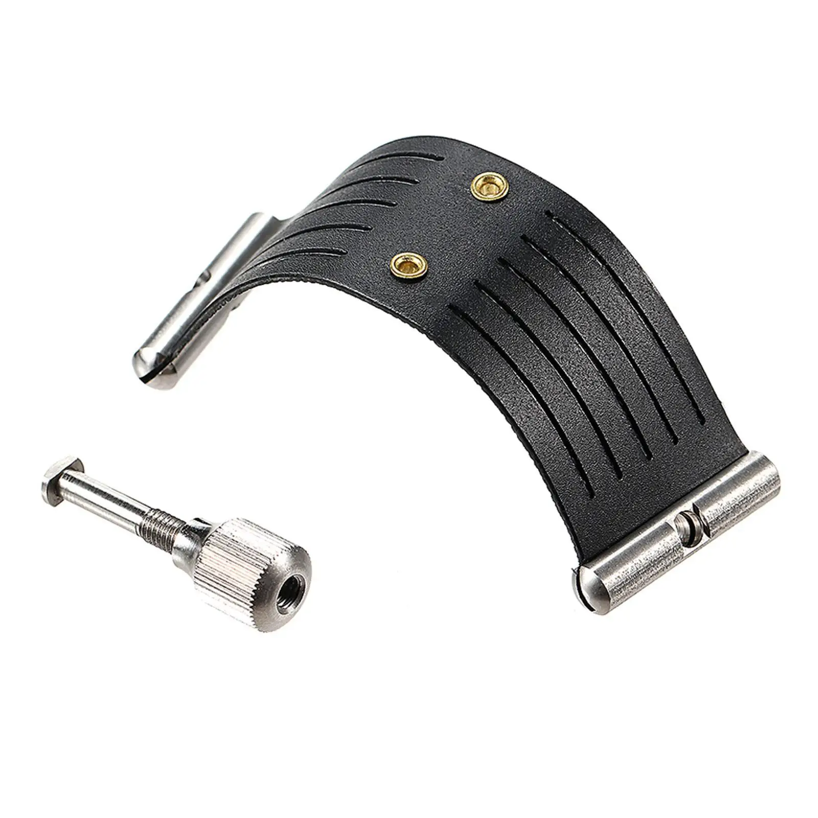 Portable Sax Ligature Fastener Stable Fit Mouthpiece Clip Music Accessory for High Alto Tenor Baritone Saxophone Jazz Practice