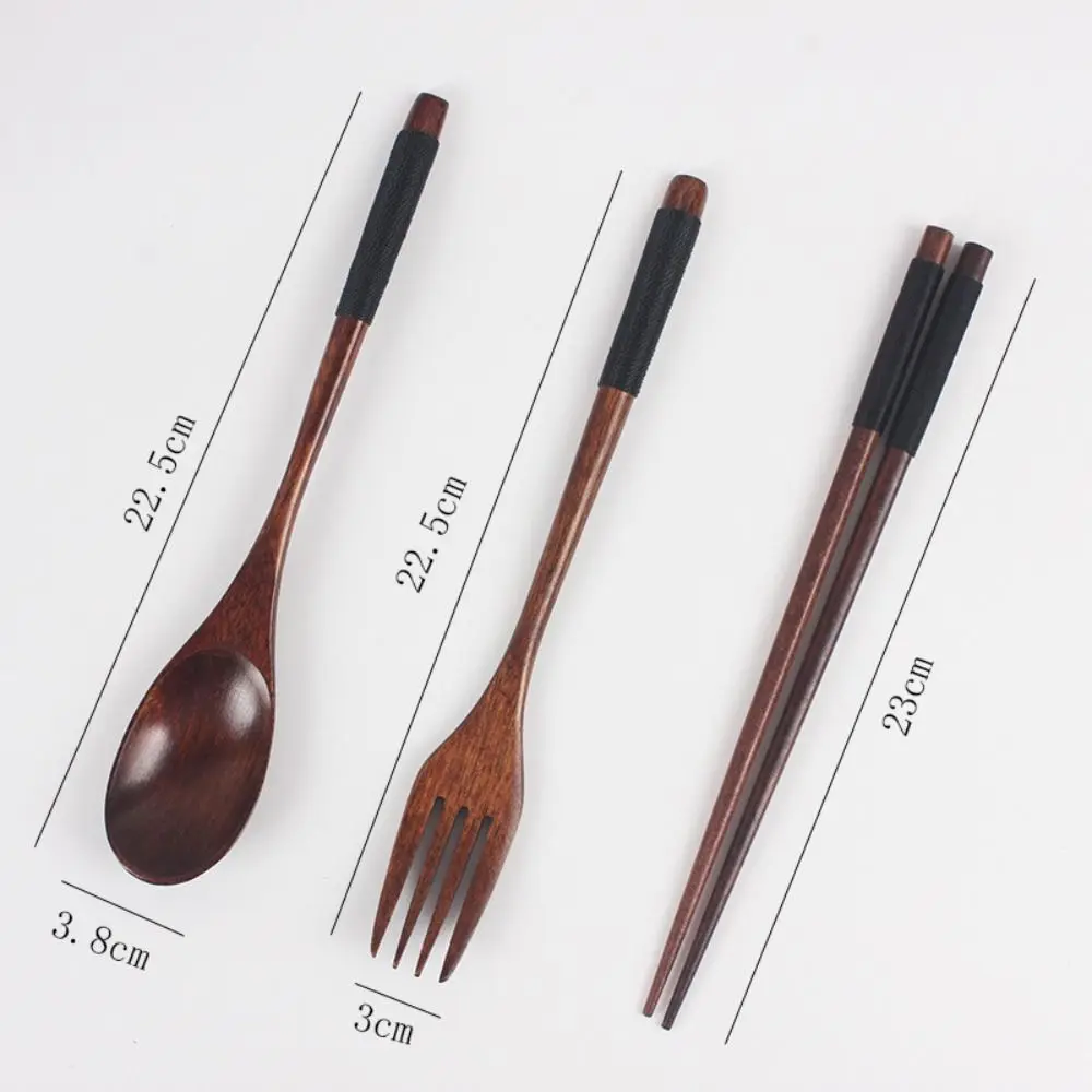 Handmade Wooden Spoon New Natural Wooden Fork Utensil Cereal Fork Kitchen Accessories