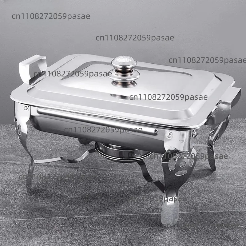 Wholesale Rectangle Stainless Steel Fancy Chafing Dish Buffet Set Fuel Heating Food Warmer for Catering & Cheffing Dishes