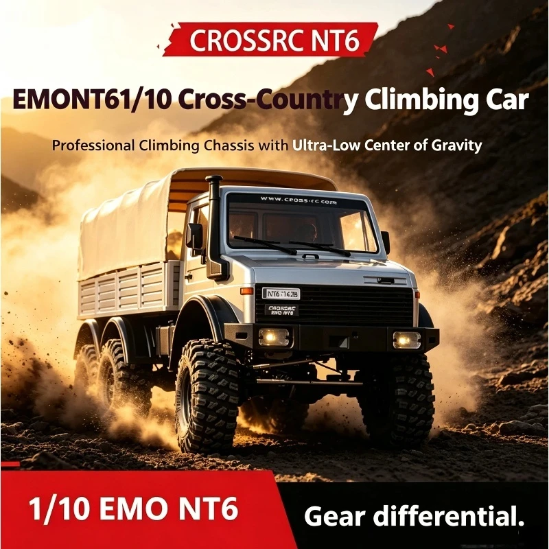 Cross Rc Mo Nt6 Simulation Unimok 1:10 Two-Speed Waterproof Climbing Car Off-Road Vehicle Remote Control Electric Model Car