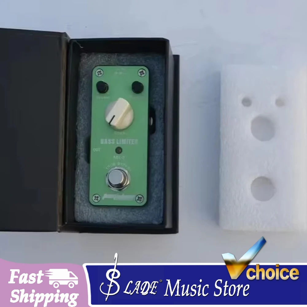 AROMA ABL-3 BASS LIMITER Guitar Compressor Effects Pedal Loop Pedal Threshold Attack Knob Footswitch Guitar Accessory ﻿